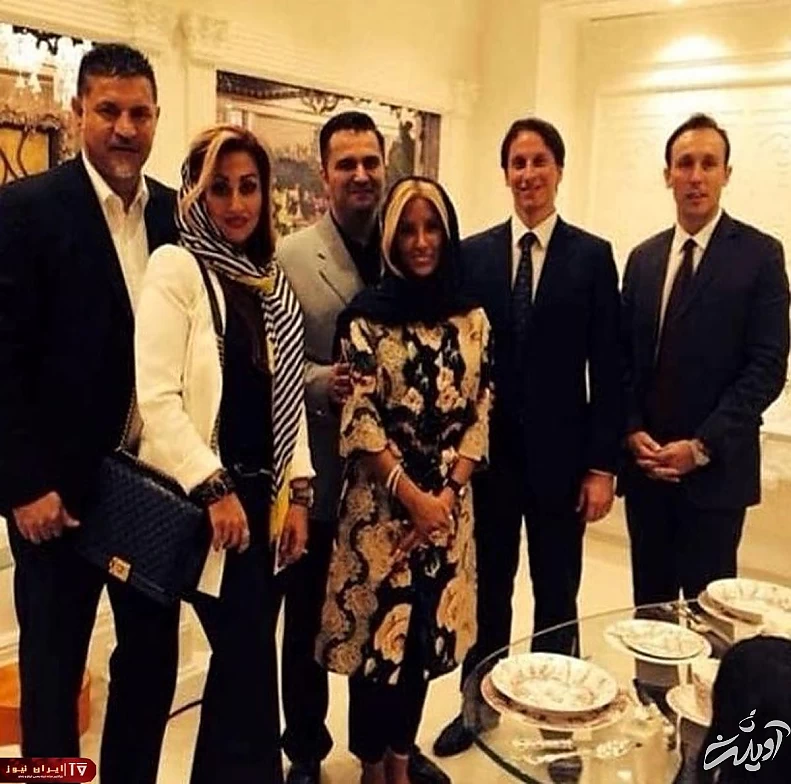 لاکچری بازی علی دایی و همسرش در آمریکا + عکسهای دونفره